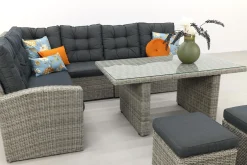 Lounge/diningset San Marino - Paloma grijs