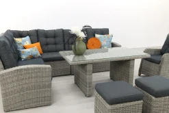 Lounge/diningset San Marino - Paloma grijs + torino tuinstoel