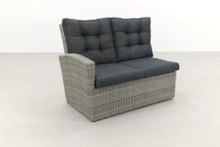 Lounge/diningset San Marino - Paloma grijs + 2x Mante tuinstoel
