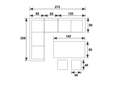 Lounge/diningset San Marino - Paloma grijs + 2x Mante tuinstoel