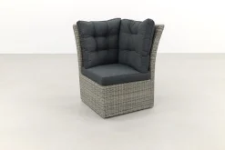 Lounge/diningset San Marino - Paloma grijs + 2x Mante tuinstoel