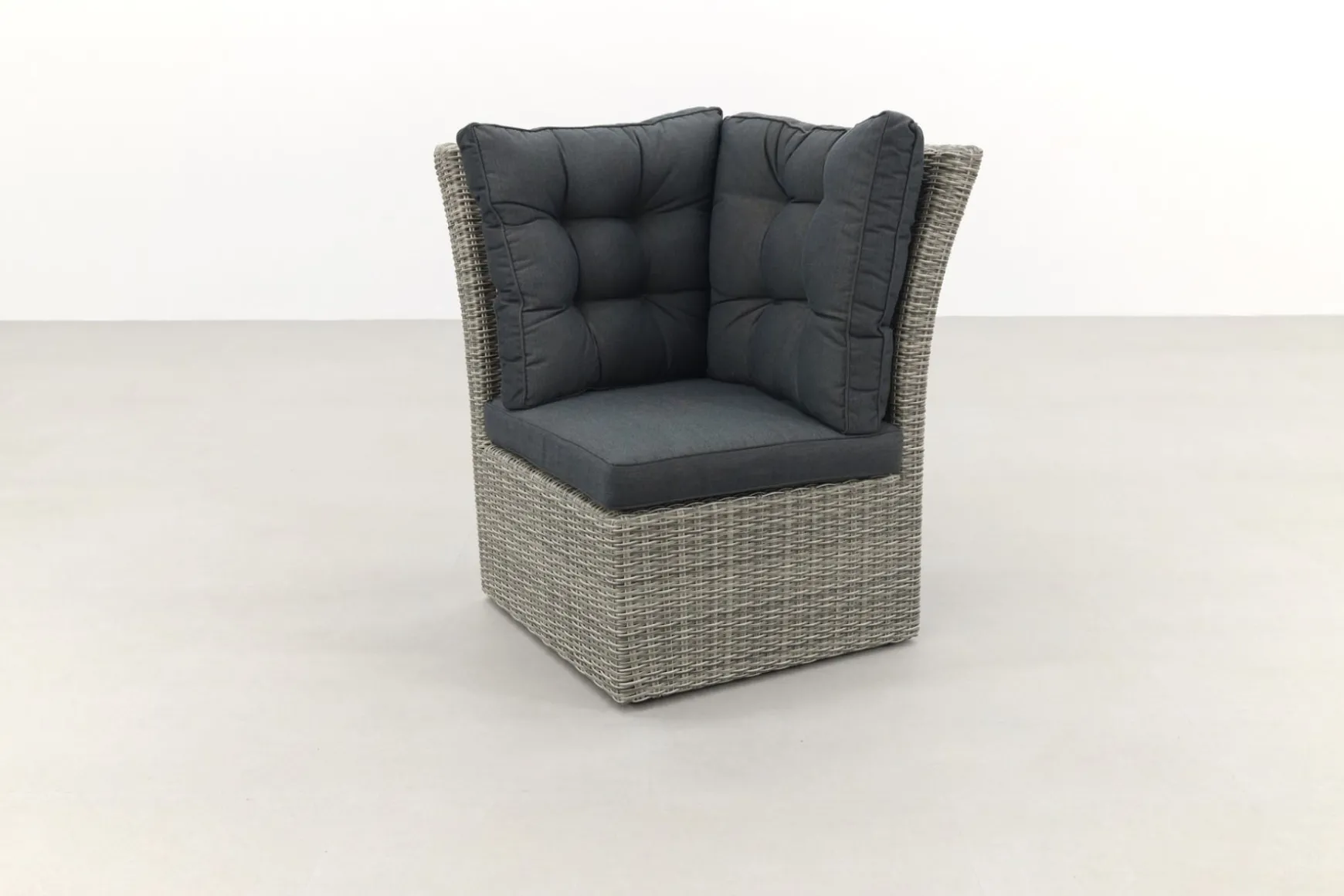 Lounge/diningset San Marino - Paloma grijs + 2x Mante tuinstoel