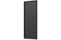Louvre scherm verstelbaar 120 cm. - horizontaal - antraciet