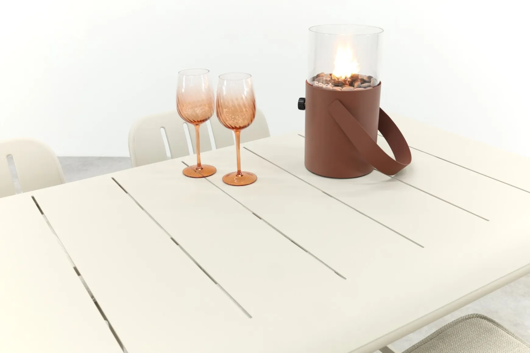 Lyon 4-persoons barset 155x96 cm. - Mokka