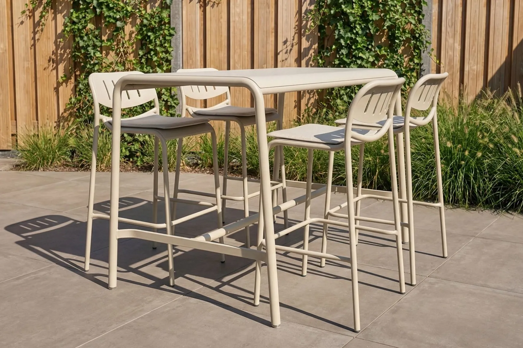 Lyon 4-persoons barset 155x96 cm. - Mokka