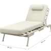 Lyon 3-zits balkon loungebank 2-in-1 ligbed - Mokka