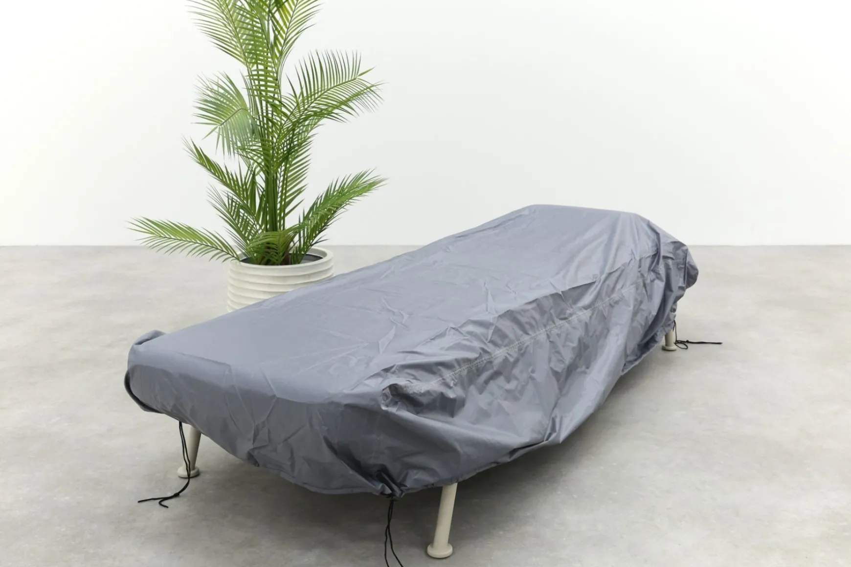 Lyon 3-zits balkon loungebank 2-in-1 ligbed - Mokka