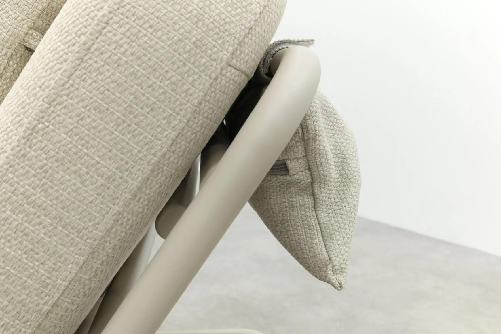 Lyon 3-zits balkon loungebank 2-in-1 ligbed - Mokka