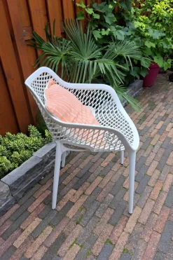 Madino Air stapelbare tuinstoel - Wit