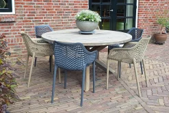 Madino Air stapelbare tuinstoel - Grijs