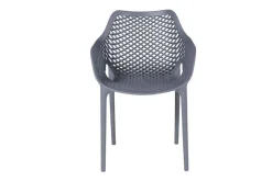 Madino Air stapelbare tuinstoel - Grijs