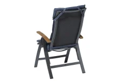 Madison fiber de luxe kussen - Saffier Blue