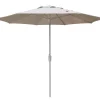 Madison Lindos ronde luxe stokparasol Ø300 cm. - Off-white/Champagne