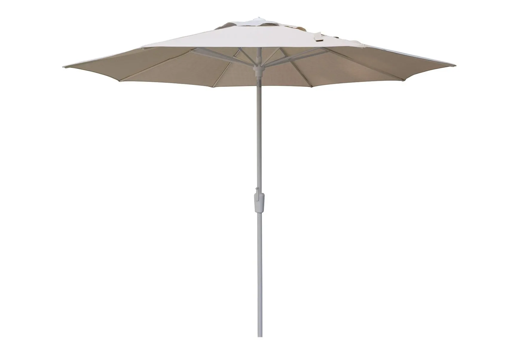 Madison Lindos ronde luxe stokparasol Ø300 cm. - Off-white/Champagne