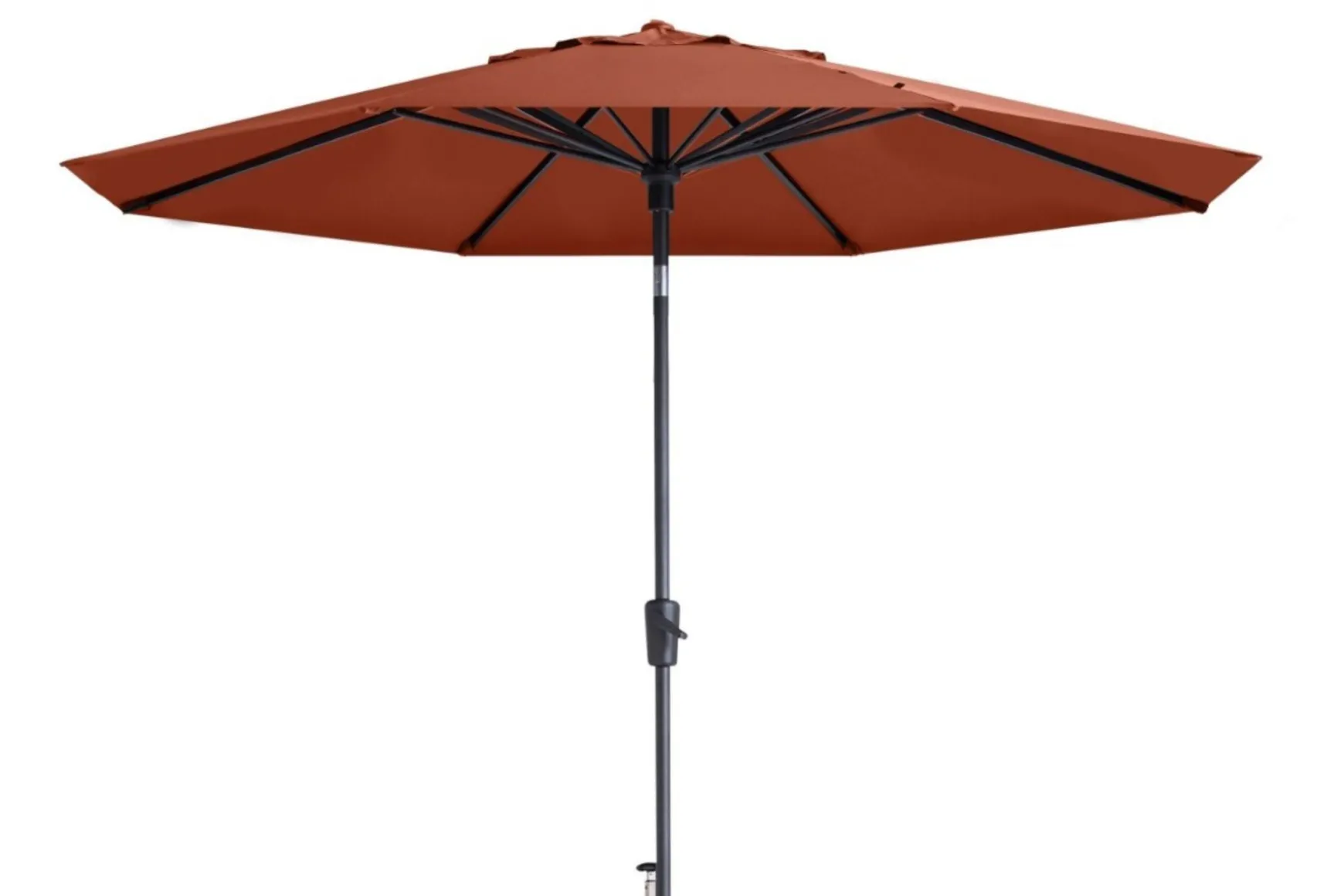 Madison Paros 2 luxe stokparasol - 300 cm. - Terra