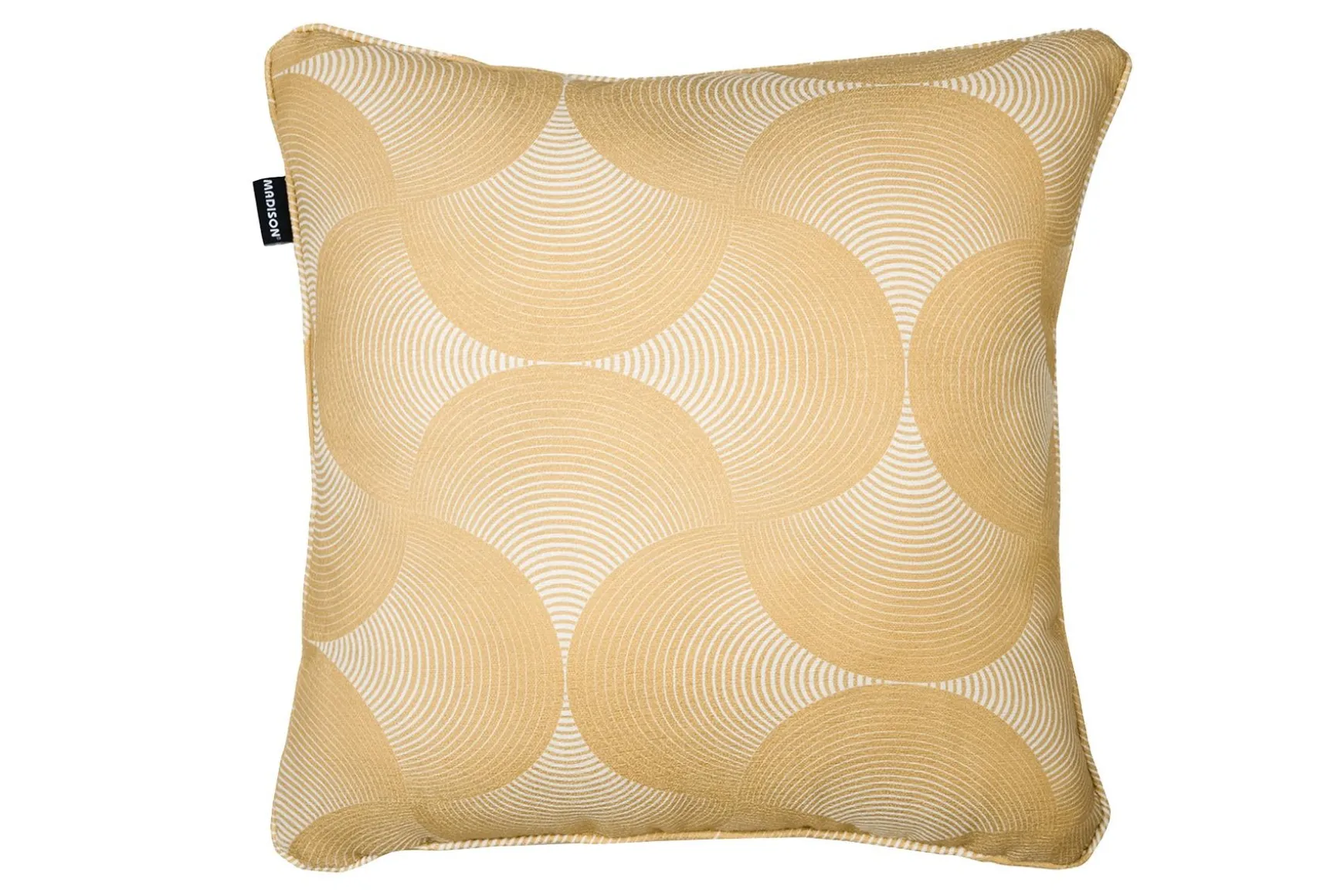 Madison sierkussen 50x50 cm. - Napels Rondo Mustard