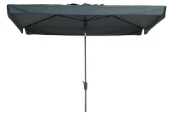 Madison stokparasol Delos Luxe Grey 200x300 cm.