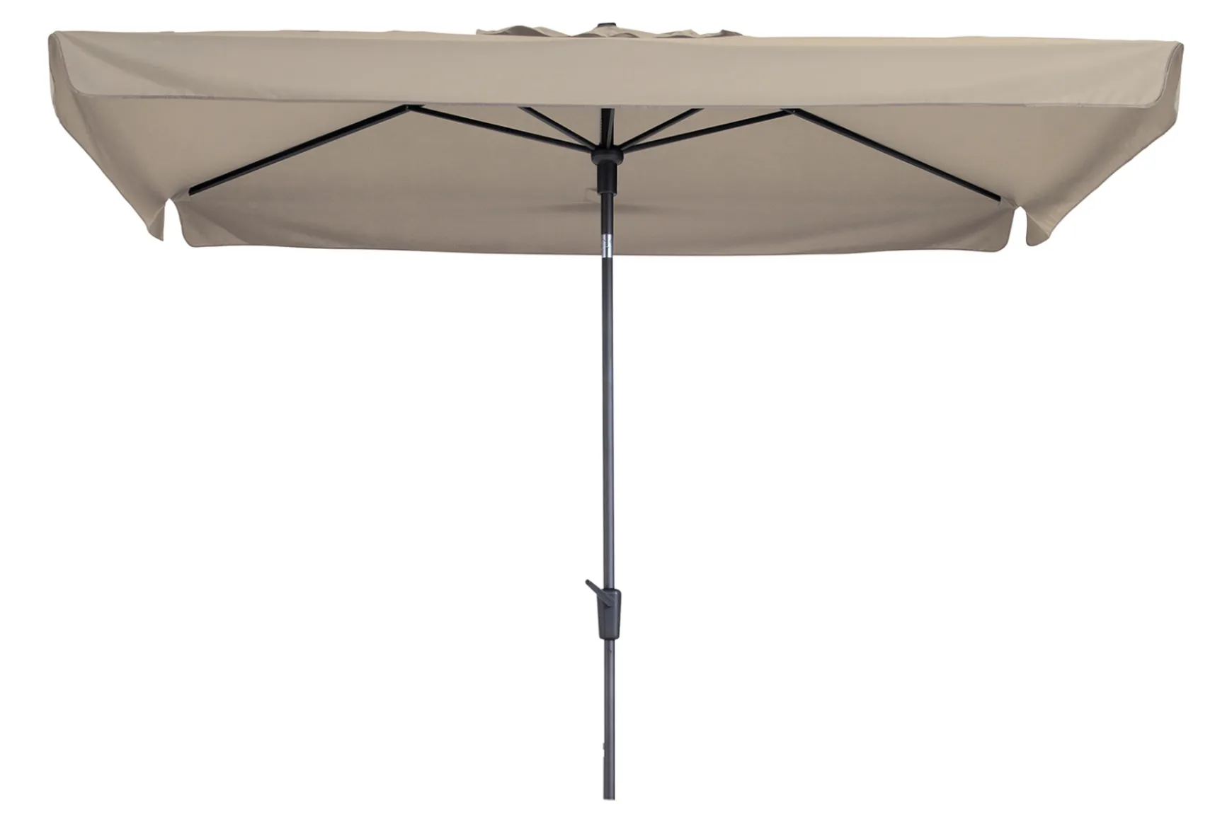 Madison stokparasol Delos luxe Ecru 200x300 cm.