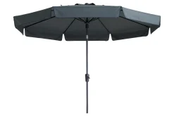 Madison stokparasol Flores luxe grey 300 cm.