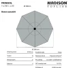 Madison stokparasol Flores luxe Taupe 300 cm.