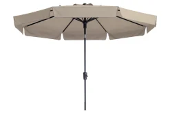 Madison stokparasol Flores luxe ecru 300 cm.
