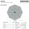 Madison stokparasol Syros luxe grey 350 cm.