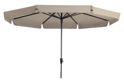 Madison stokparasol Syros luxe ecru 350 cm.