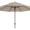 Madison stokparasol timor luxe Ecru 400 cm.