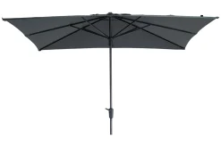 Madison Syros Luxe stokparasol 280x280 cm. - Grey met Sevilla voet en hoes