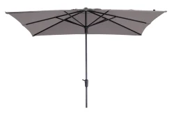 Madison Syros Luxe stokparasol 280x280 cm. - Taupe met Sevilla voet en hoes