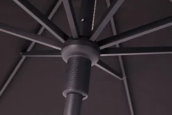 Madison Timor Luxe stokparasol Ø400 cm. - Taupe met Sevilla voet en hoes
