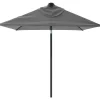 Madison Triangle stokparasol - 210x130 cm. grey OP=OP