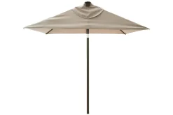 Madison Triangle stokparasol - 210x130 cm. ecru. OP=OP