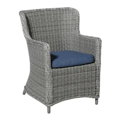 Madison Wicker zitkussen Panama Safier Blue - Universeel