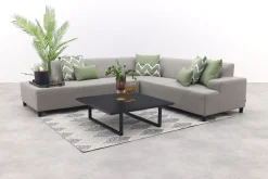 Malaga/Cuba - hoekbank loungeset chaise longue - taupe