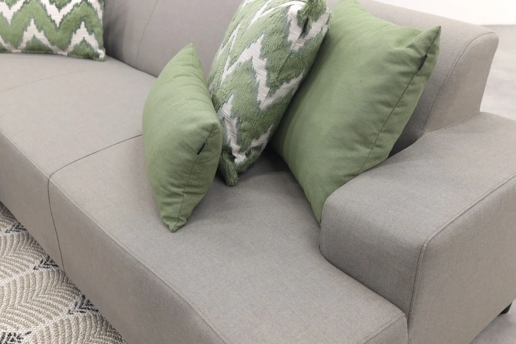 Malaga/Cuba - hoekbank loungeset chaise longue - taupe