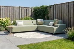Malaga hoekbank loungeset chaise longue - green