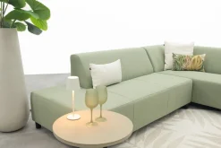 Malaga hoekbank loungeset chaise longue - green