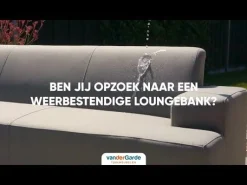 Malaga hoekbank loungeset chaise longue - Taupe