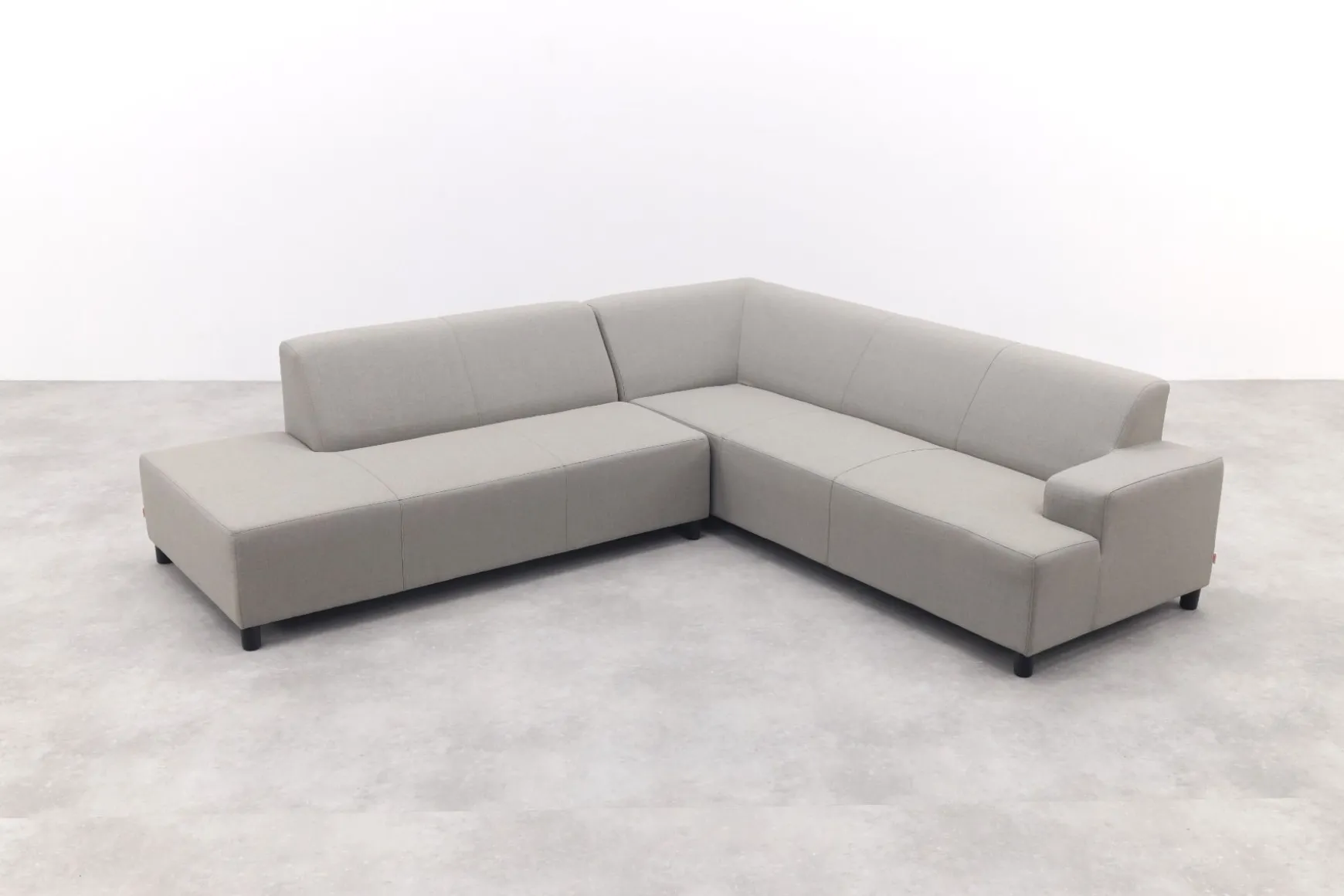 Malaga hoekbank loungeset chaise longue - Taupe