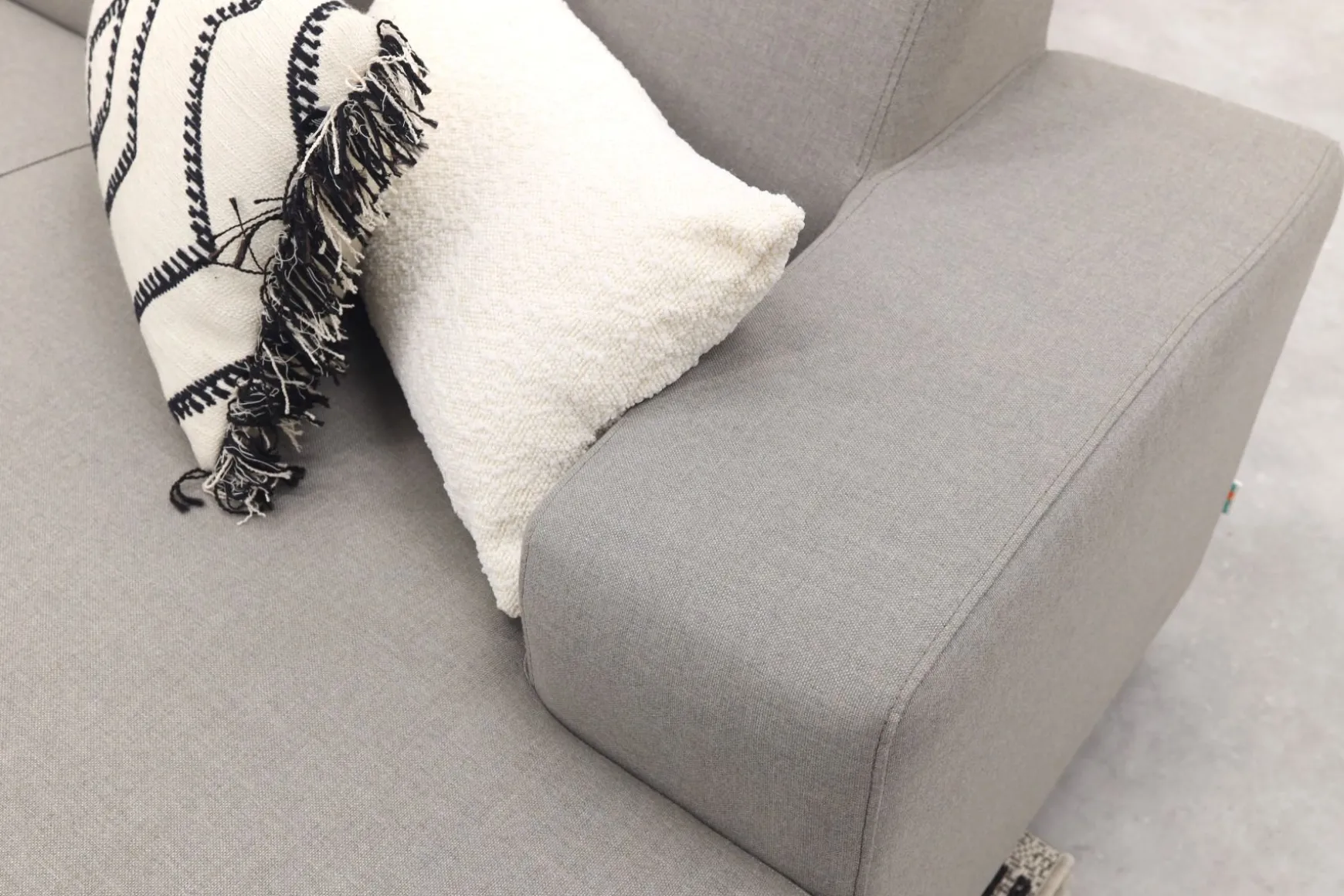 Malaga hoekbank loungeset chaise longue - Taupe