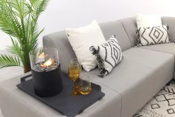 Malaga hoekbank loungeset chaise longue - Taupe