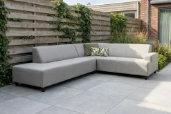 Malaga hoekbank loungeset chaise longue - Taupe