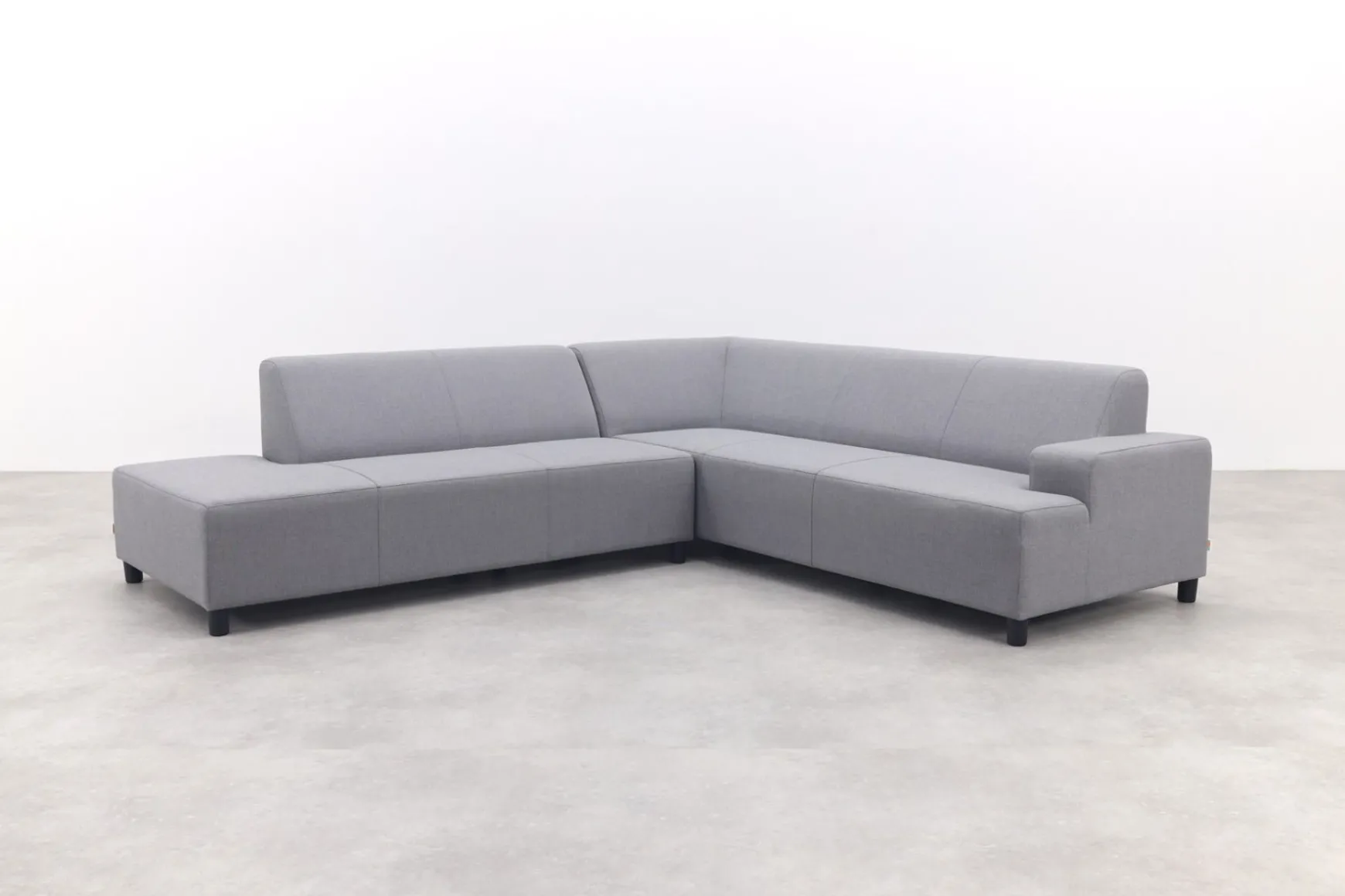 Malaga hoekbank loungeset chaise longue - Lichtgrijs