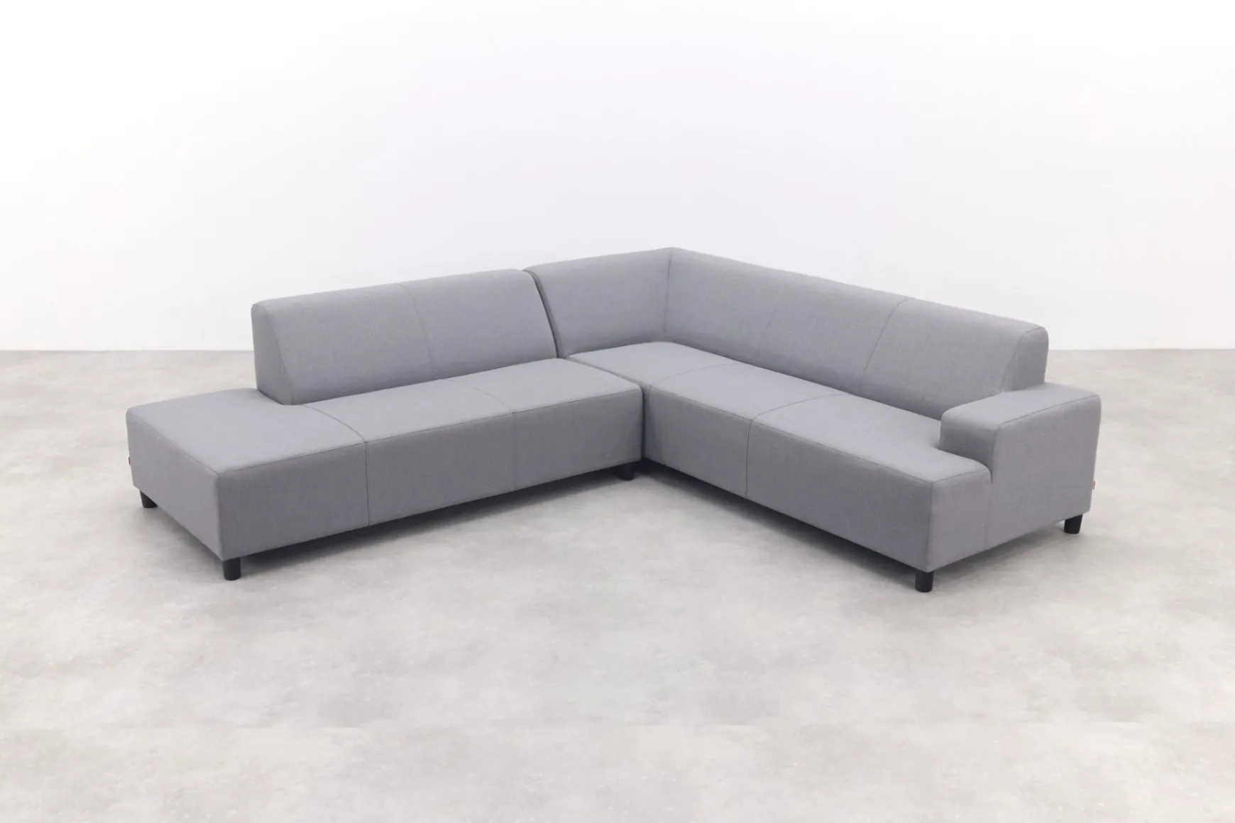 Malaga hoekbank loungeset chaise longue - Lichtgrijs