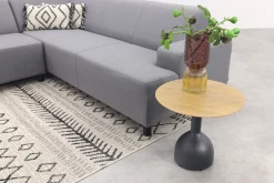Malaga hoekbank loungeset chaise longue - Lichtgrijs