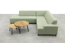 Malaga/Mindo - hoekbank loungeset chaise longue - green