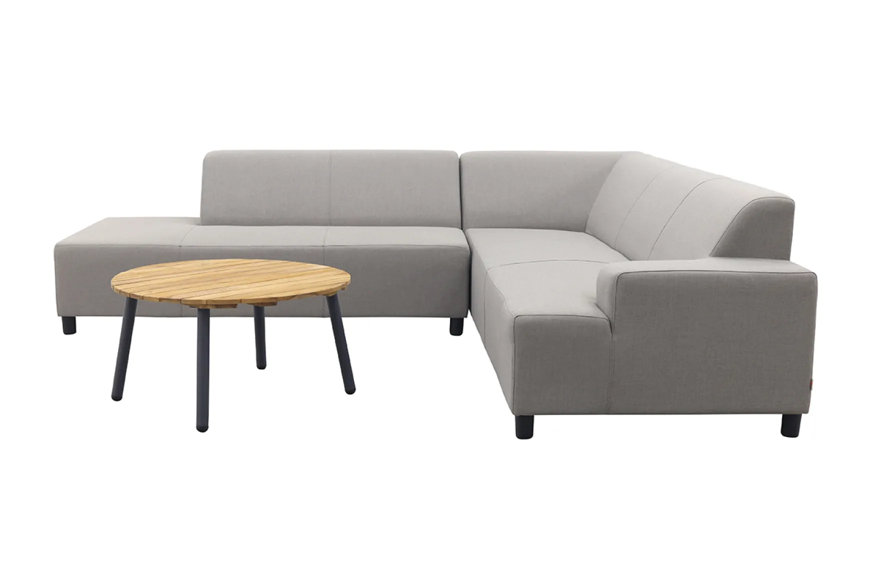 Malaga/Mindo - hoekbank loungeset chaise longue - taupe