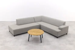 Malaga/Mindo - hoekbank loungeset chaise longue - taupe
