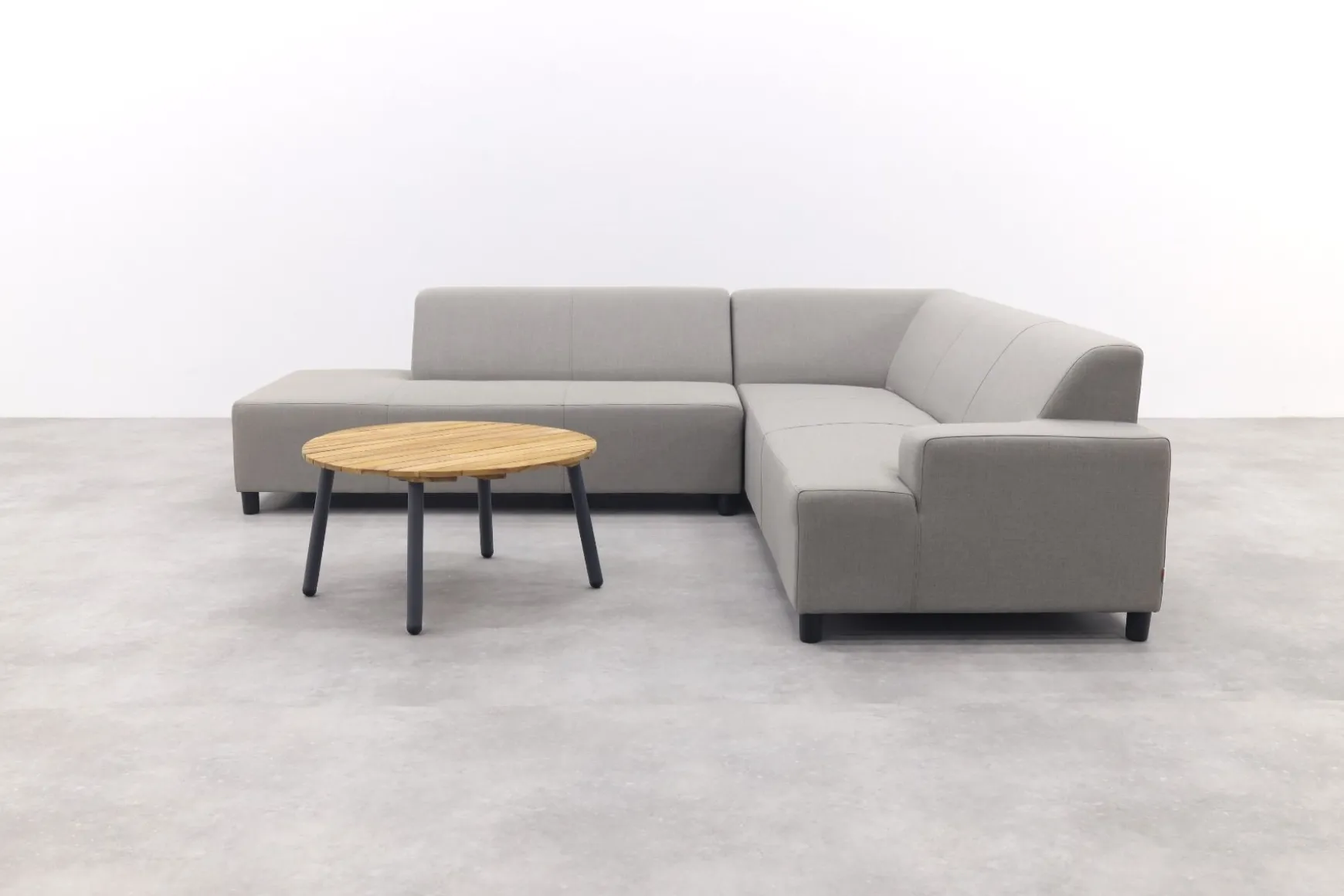 Malaga/Mindo - hoekbank loungeset chaise longue - taupe